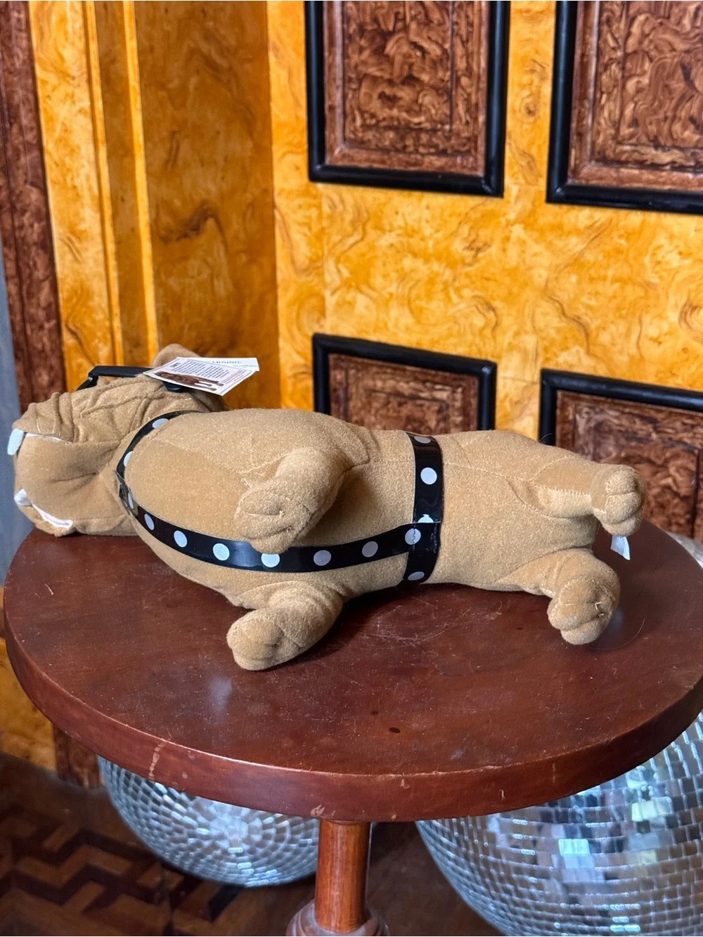 Homies Plush Bulldog Dog Toy in Tan with Sunglasses